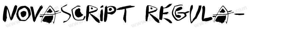 NovaScript Regula字体转换